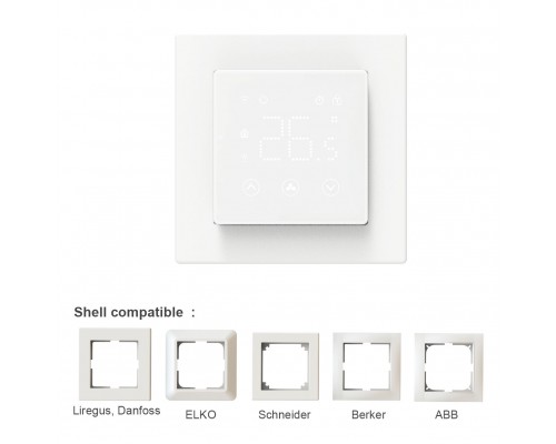 Kiptover KTR треморегулятор теплого пола Wi-Fi, Белый