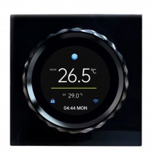 Kiptover KTPL circle треморегулятор теплого пола Wi-FI, Черный