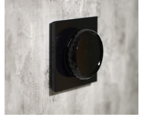 Kiptover KTPL circle треморегулятор теплого пола Wi-FI, Черный