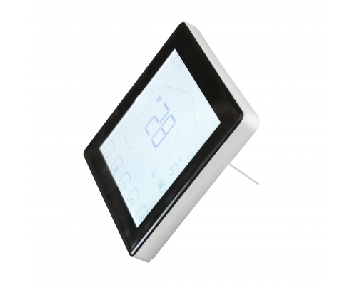 Kiptover KTW Комнатный термостат беспроводной, с аккумулятором, 3А, сухой контакт, для котла, Wi-Fi, Черный