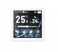 Kiptover KTE терморегулятор для теплого пола электронный сенсорный, Wi-Fi, Белый