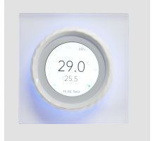 Kiptover KTEC circle треморегулятор теплого пола Wi-FI, Белый