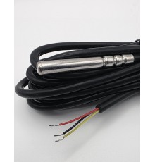Датчик температуры Ds18B20, (-30/120C), 6*50мм, силикон, 3м