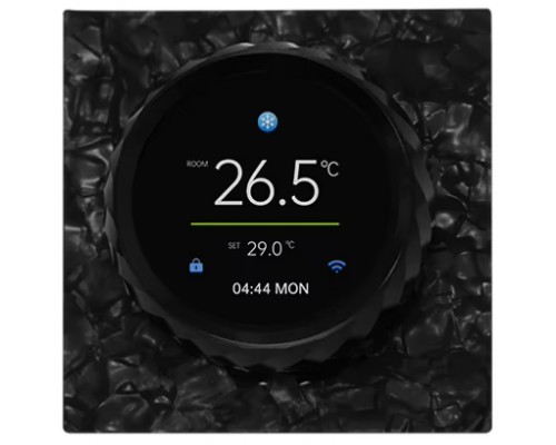 KiPTOVER T100 термостат 16А, Wi-Fi, чёрный (стеклянная крошка)