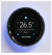 KiPTOVER T100 термостат 16А, Wi-Fi, белый, чёрный