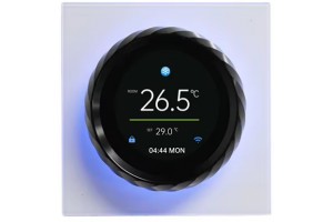 KiPTOVER T100 термостат 16А, Wi-Fi, белый, чёрный