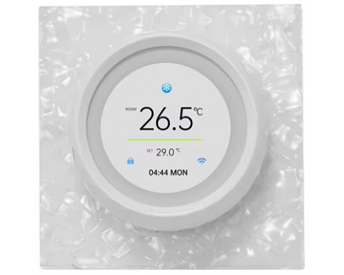 KiPTOVER T100 термостат 16А, Zigbee, белый (стеклянная крошка)