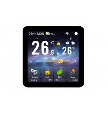 KiPTOVER T200 термостат для теплого пола 16А, Zigbee, чёрный