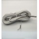 Датчик температуры NTC 10k, 5м, 6х50mm, (-40/110C), ПВХ, белый