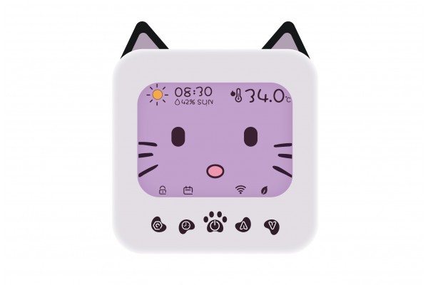 Kiptover BHT CAT 16A, треморегулятор теплого пола Wi-Fi, Белый