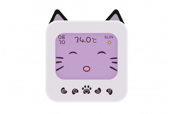 Kiptover BHT CAT 16A, треморегулятор теплого пола Wi-Fi, Белый
